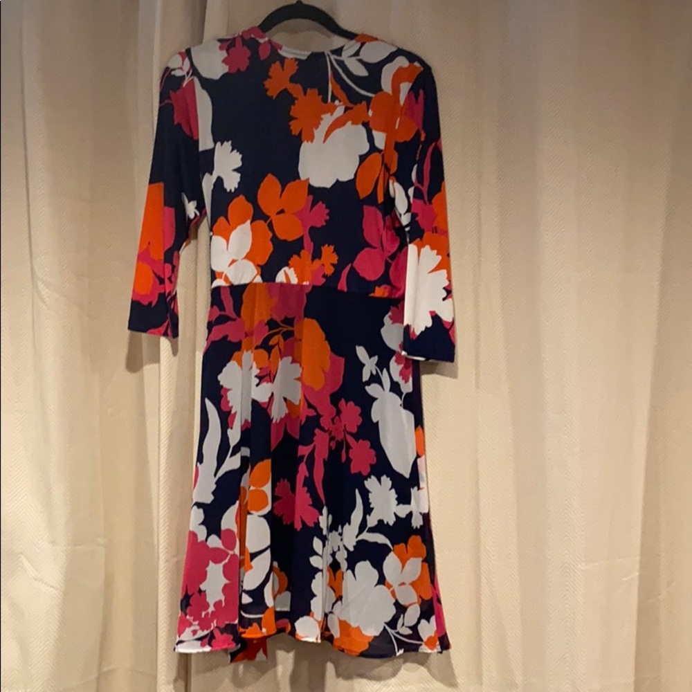 Floral 3/4 Sleeve Dress - Picture 4 of 5